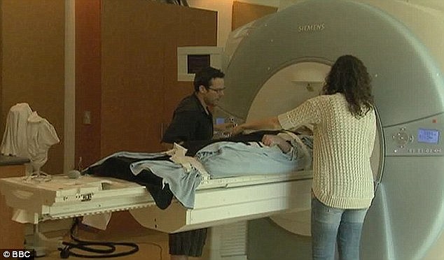 Recent brain scan studies (pictured) have revealed that some patients classified as vegetative are able to carry out conscious tasks such as imagining playing a game of tennis